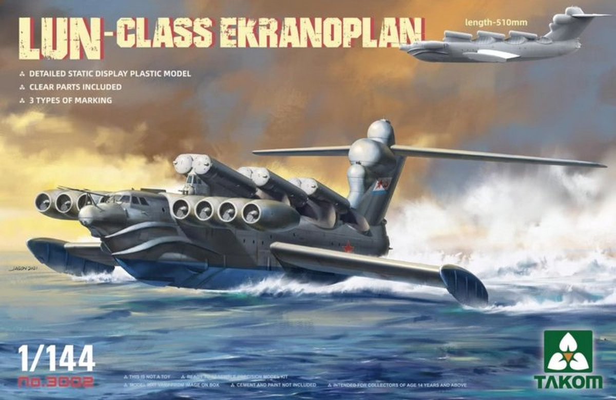 Takom | 3002 | Lun-Class Ekranoplan | 1:144